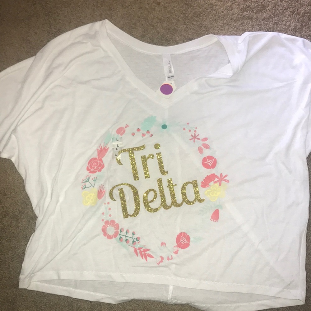 Tri delta tee new with tags
